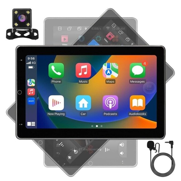 10 inch 2+32GB Rotatable IPS Full Touch Screen Car‎ Radio, Video Headunit - Picture 1 of 9